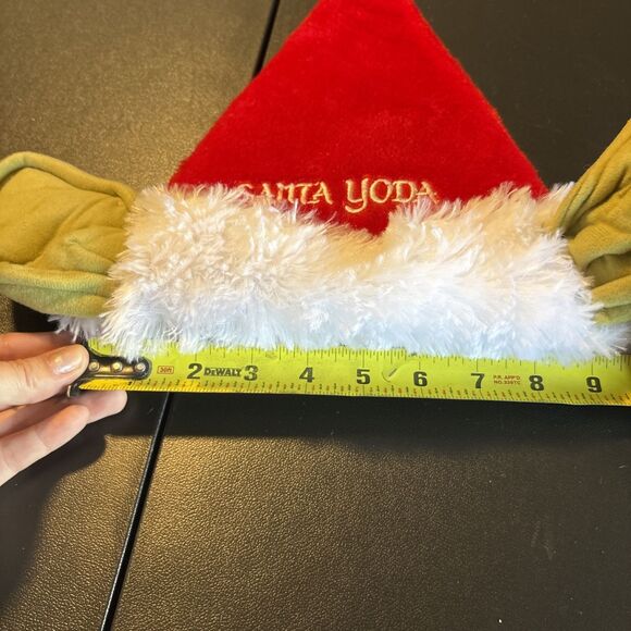 Star Wars Child Or Teen Size “Santa Yoda” Christmas Santa Hat - Picture 6 of 7